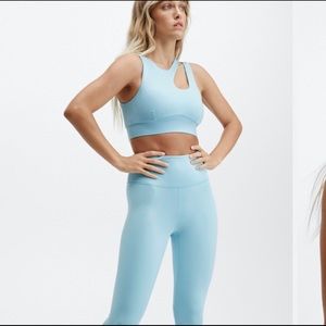 Fabletics Callie Leggings Set with medium impact sports bra